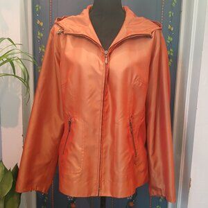 Chico's Metallic-orange Jacket